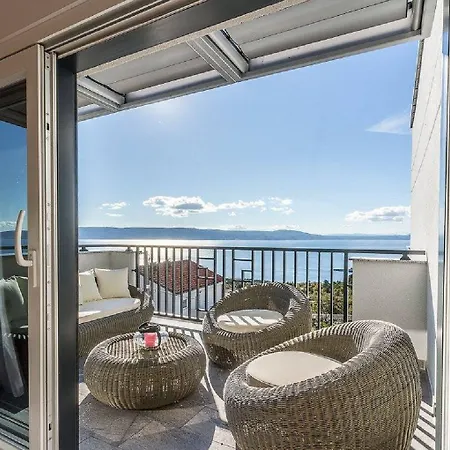 Bezauberndes Mit Pool, Meerblick, Garage, Waschmaschine アパート *