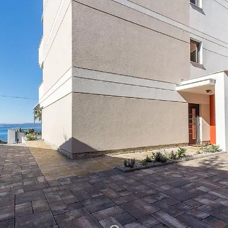 Bezauberndes Mit Pool, Meerblick, Garage, Waschmaschine Apartmán